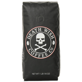 Death Wish Coffee The World's Strongest Coffee Fair Trade Organic Whole Bean 16 Ounce Bag
