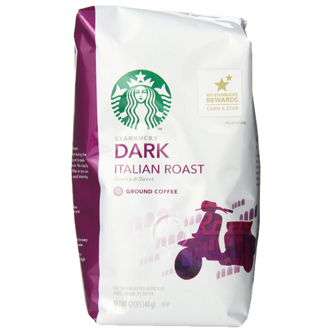 Starbucks Ground Coffee Italian Roast 12 Ounce