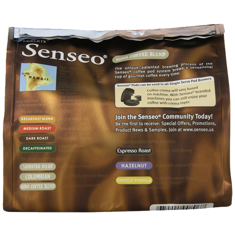 Senseo Coffee Pods Kona Blend 16 Count (Pack of 4)